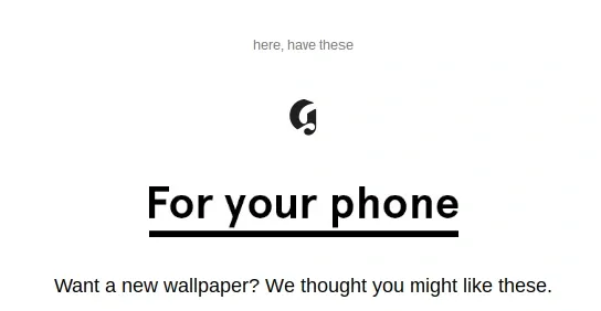 glossier header