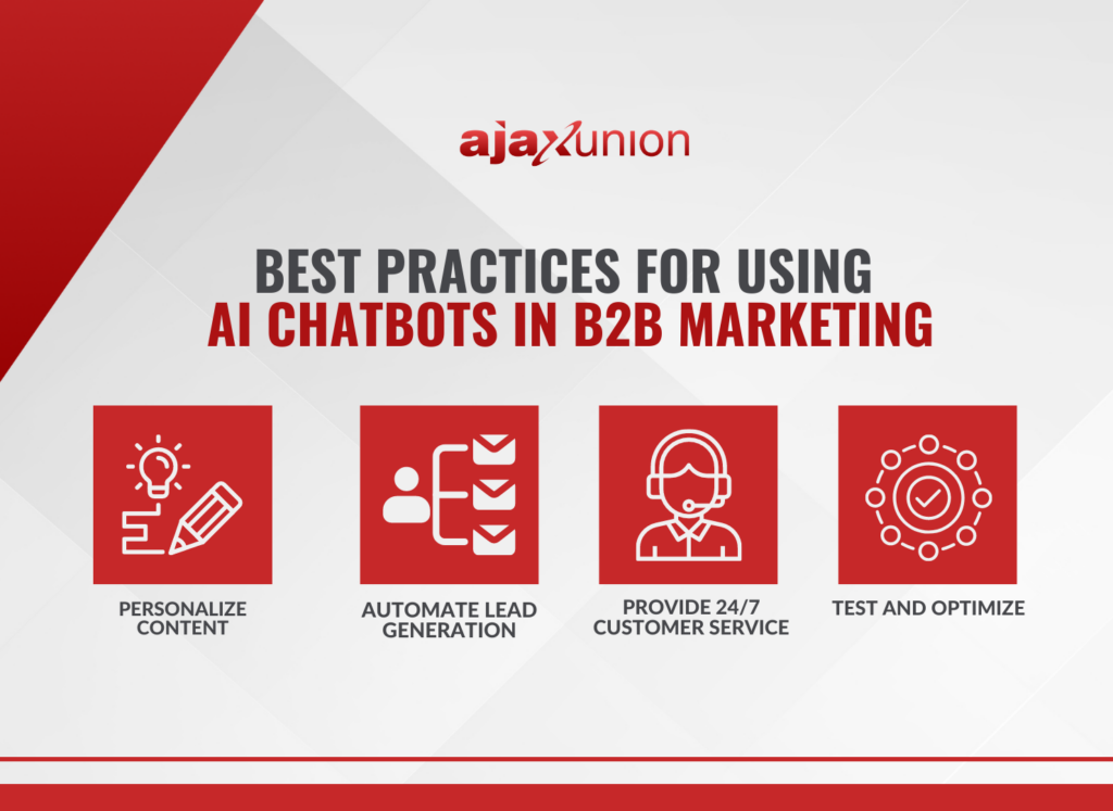 Best Practices for Using AI Chatbots in B2B Marketing